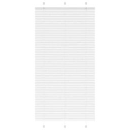 Berkfield Home Pleated Blind White 110x200 cm Fabric Width 109.4 cm Polyester - thumbnail 1