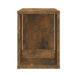 Berkfield Home TV Cabinet Smoked Oak 60x24x32cm Engineered Wood in Brown - Size: 60 x 24 x 32 cm - thumbnail 6