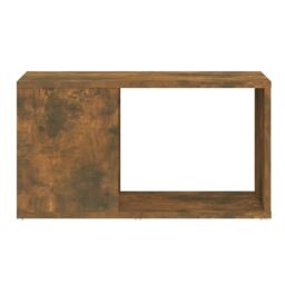 Berkfield Home TV Cabinet Smoked Oak 60x24x32cm Engineered Wood in Brown - Size: 60 x 24 x 32 cm - thumbnail 5