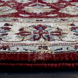The Rug Shop UK Red Traditional Easy to Clean Machine Made Border Floral Area Rug - Size: 160 cm x 230 cm - thumbnail 7