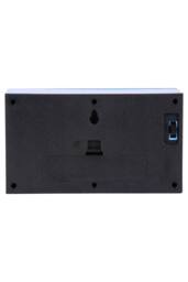 PRESENT TIME Karlsson Table Clock Acrylic Boxed Flip - Dark Blue - thumbnail 2