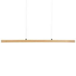 Wyld and Coco Pendant LED Lamp - Remote Dimming Light Oak Wood in Brown - thumbnail 2