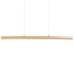 Wyld and Coco Pendant LED Lamp - Remote Dimming Light Oak Wood in Brown - thumbnail 5