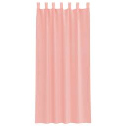 Berkfield Home Voile Curtains with Rod Pockets 2 pcs Pink - thumbnail 4