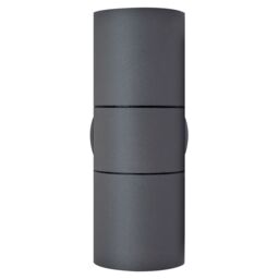 Luceco Outdoor Decorative Up/Down External Wall Slate Grey - thumbnail 2