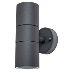 Luceco Outdoor Decorative Up/Down External Wall Slate Grey - thumbnail 3