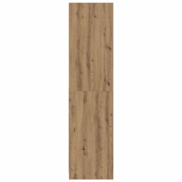 Berkfield Home Wardrobe Artisan Oak 50x50x200 cm Engineered Wood in Brown - Size: 50 x 50 x 200 cm - thumbnail 5