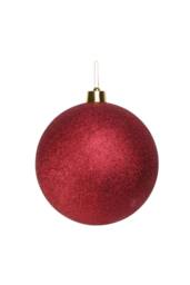 KDMD Burgundy Glitter Shatterproof Bauble x1 30cm - thumbnail 1