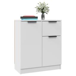 Berkfield Home Sideboard White 60x30x70 cm Engineered Wood - Size: 60 x 30 x 70 cm - thumbnail 4
