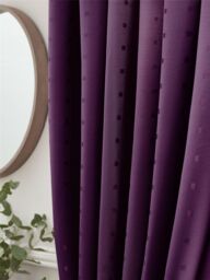 Luxury Living Adi Lined Pencil Pleat Curtains in Purple - Size: 229 cm width x 274 cm drop - thumbnail 6