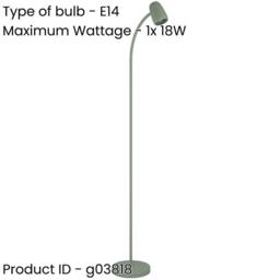 Loops Stylish Green Floor Lamp - Elegant Indoor Lighting for Home Decor - thumbnail 2