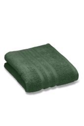 Catherine Lansfield 'Zero Twist' Cotton Bath Sheet Pair in Dark Green - thumbnail 5