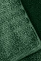 Catherine Lansfield 'Zero Twist' Cotton Bath Sheet Pair in Dark Green - thumbnail 2