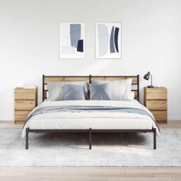 Berkfield Home Bedside Cabinets with 3 Drawers 2 pcs Artisan Oak 39x35x65 cm in Brown - Size: 39 x 35 x 65 cm - thumbnail 3