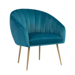 Artemis Home Helena Accent Chair in Teal - Size: Armchair - thumbnail 2