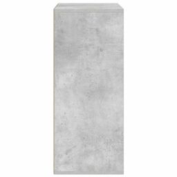 Berkfield Home Book Cabinet Concrete Grey 60x30x71.5 cm Engineered Wood - thumbnail 5