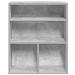 Berkfield Home Book Cabinet Concrete Grey 60x30x71.5 cm Engineered Wood - thumbnail 4