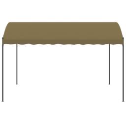 Berkfield Home Gazebo 4x3x2.6 m Taupe 180 g/m ² in Beige - thumbnail 4