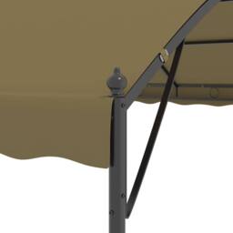 Berkfield Home Gazebo 4x3x2.6 m Taupe 180 g/m ² in Beige - thumbnail 5