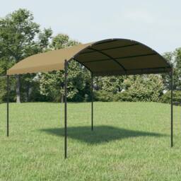 Berkfield Home Gazebo 4x3x2.6 m Taupe 180 g/m ² in Beige