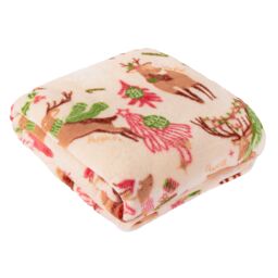 Duvet Day Sleigh Team Printed Fleece Throw - Size: 130 cm x 150 cm - thumbnail 2