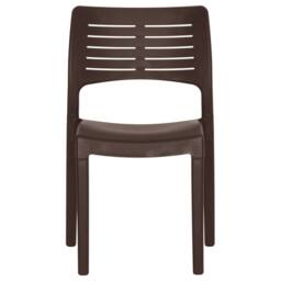 Berkfield Home Comfortable Garden Chairs 2 pcs Mocha Polypropylene in Brown - thumbnail 4