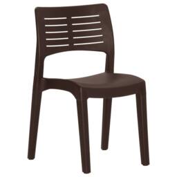 Berkfield Home Comfortable Garden Chairs 2 pcs Mocha Polypropylene in Brown - thumbnail 1