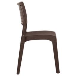 Berkfield Home Comfortable Garden Chairs 2 pcs Mocha Polypropylene in Brown - thumbnail 5