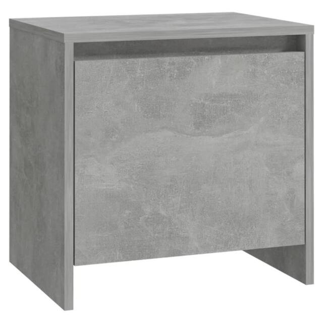 Berkfield Home Bedside Cabinet Concrete Grey 45x34x44.5 cm Engineered Wood - image 1
