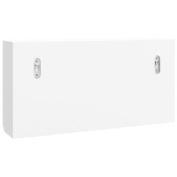 Berkfield Home Key Cabinet White 40x8.5x20 cm Engineered Wood&Steel - thumbnail 8