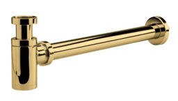 Balterley Round Minimalist Bottle Trap Brushed Brass in Metallics