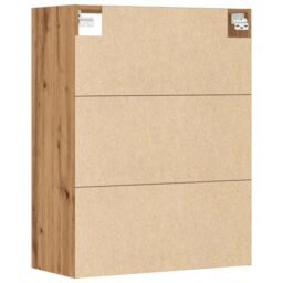 Berkfield Home Hanging Wall Cabinet Artisan Oak 69.5x32.5x90 cm in Brown - thumbnail 6