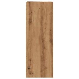 Berkfield Home Hanging Wall Cabinet Artisan Oak 69.5x32.5x90 cm in Brown - thumbnail 5