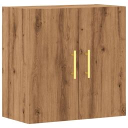 Berkfield Home Wall Cabinet Artisan Oak 60x31x60 cm Engineered Wood in Brown - Size: 60 x 31 x 60 cm - thumbnail 2