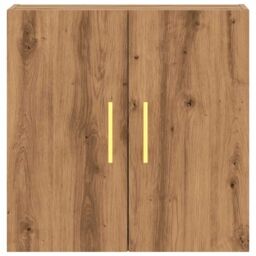 Berkfield Home Wall Cabinet Artisan Oak 60x31x60 cm Engineered Wood in Brown - Size: 60 x 31 x 60 cm - thumbnail 4