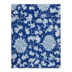 "Artery8 Owen Jones Ornamental Flower Pattern in Blue Wall Art Print - Size: W12"" x H16""" - thumbnail 1
