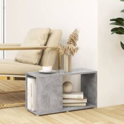 Berkfield Home TV Cabinet Concrete Grey 60x24x32cm Engineered Wood - Size: 60 x 24 x 32 cm - thumbnail 3
