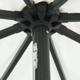 Berkfield Home Modern Garden Parasol with LED Lights 395x245 cm Sand White in Off-White - thumbnail 5