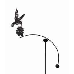 Poppyforge Hummingbird Wind Rocker Single BM/RtR - Steel - L66 x W54 x H148.5 cm in Brown - thumbnail 2