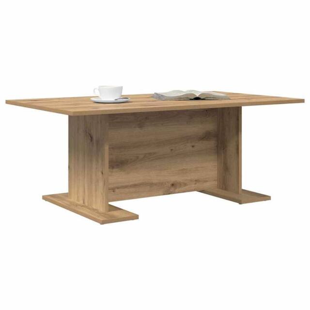 Berkfield Home Beautiful Coffee Table Other Artisan oak Engineered wood in Brown - image 1