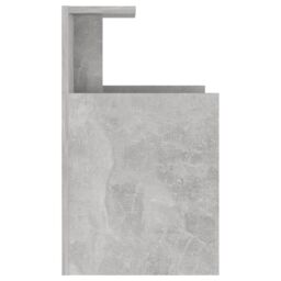 Berkfield Home Bed Cabinet Concrete Grey 40x35x60 cm Engineered Wood - Size: 40 x 35 x 60 cm - thumbnail 4