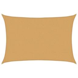 Berkfield Home Sunshade Sail 160 g/m¬≤ Rectangular Sand 2.5x4 m HDPE in Light Sand - thumbnail 1