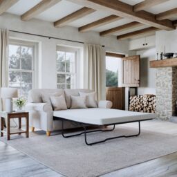 The Great Sofa Company Flora Sofa Bed Glory Pearl in Light Beige