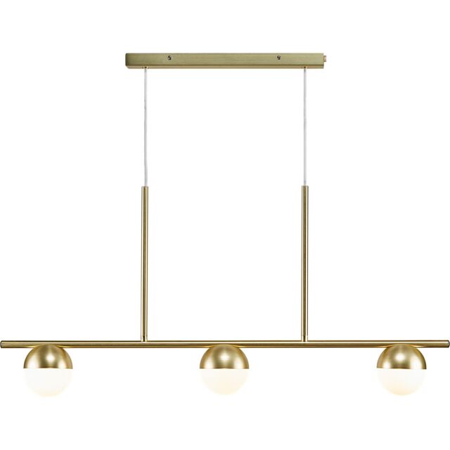 Nordlux Modern Indoor Pendant Rail Light Brass Metal Solar G9 Sensor Hand Blown Glass -, IP20 in Gold - image 1