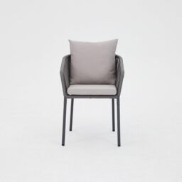 Home Detail Fiji Grey Garden Dining Set - Size: Small - thumbnail 4