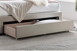 Time4sleep Elegance Champagne Upholstered - Bed Frame Only in Natural - Size: King - thumbnail 3