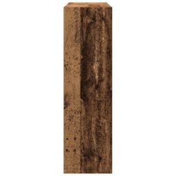 Berkfield Home Book Cabinet/Room Divider - Rustic Wood - 100x30x103cm - Engineered Wood in Brown - Size: 100 x 30 x 103 cm - thumbnail 7
