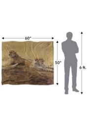 Wild Wings African Cats 2 Silky Touch Super Soft Throw Blanket 152 X 127 cm in White - thumbnail 5