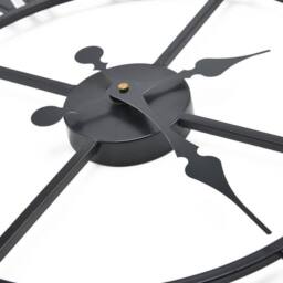Kelvenix Black 40cm Outdoor Garden Wall Clock Big Roman Numerals - thumbnail 5