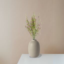 Pegdev Pack of 6 100cm Artificial Stems with Small Purple Silk Flowers - thumbnail 3